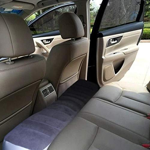 aheadad Matelas Pneumatique de Voiture Universel Multifonctions Lit d'air Auto-Conduite Lit de Tournée pour Voiture Gris Moyen 123 x 24 x 33 cm