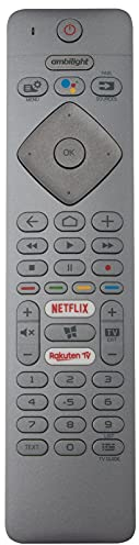 ALLIMITY 398GM10BEPHN0012PH Télécommande Remplacer pour Philips 4K UHD LED Android TV 43PUS7354/12 50PUS7354/12 55PUS7354/12 65PUS7354/12 43PUS7304/12 50PUS7304/12 55PUS7304/12 58PUS7304/12 70PUS7304