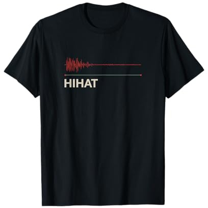 Hihat Audiowave Synthesizer Analog Synth DJ Techno T-Shirt