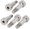 Ruilogod 304 Edelstahl Shex Sockel Schulterbolzen 10mm Schulter Dia 20mm Schulterlänge M8 Thread 5 stücke