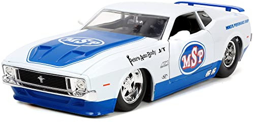 Big Time Muscle 1:24 1973 Ford Mustang Mach 1 Die-cast Car, Toys for Kids and Adults