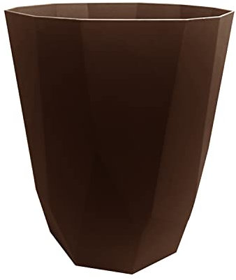 M1SS Brown 8L Litre Waste Paper Bin Creative Plastic Rubbish Bin Storage Paper Basket Multi Purpose Waste Basket Waste Bin For Home, Office and High Class Hotels