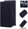 LMFULM® Case for Sony Xperia L3 I3312 I4312 I4332 I3322 (5.7 Inch) PU Leather Cover Magnetic Holster Wallet Shell Phone Protective Case Stent Function Flip Case Black