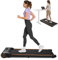 UREVO Walking pad mit alternativer Funktionstasten-Design, Laufband für zuhause mit Fernbedienung und LED-Anzeige, Ultra Schlanker laufband Schreibtisch mit großem Laufbereich für Zuhause/Büro