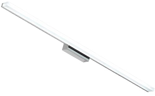 J.SUNUN LED Spiegelleuchte badlampe Weißes Licht 6000K 120CM Spiegellampe badezimmer lampe wand wandlampe Spiegelschrank beleuchtung leuchte lampe Spiegellampen für das bad wasserdicht 22W