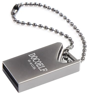DOCOELF Chiavetta USB 64 GB, Pen Drive USB 2.0, USB Flash Drive Mini Pendrive 64GB Penna USB 64giga Portatile USB Key Memoria USB Stick per PC, Laptop, Computer, Auto, TV