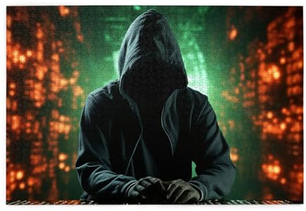 Hacker Attack Print 1000 Teile Puzzle Premium Holzpuzzle Geschenke Für Erwachsene Familie Hochzeit Abschluss Geschenk Vertikale Version