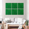 Bilderwelten Moosbild Akustik-Paneel Fichtengrün 2 Stk. 52x52 cm echte konservierte Mooswand Moos Akustik Platte Wand Panel Wohnzimmer Schlafzimmer