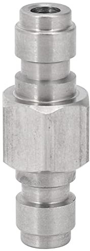 Qusedwey Farbe Ball Luft Pcp Beidseitig Stecker Schnell Kupplungs Adapter Edelstahl Doppel Stecker FüLl Nippel