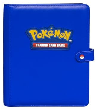 Ultra Pro Classeur à 4 pochettes Pokémon de qualité supérieure, élégant et sécurisé avec porte-cartes pour collectionneurs Pokémon, solution de rangement élégante