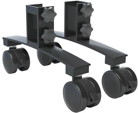 BR Bringer 2 patas universales para calefacción por infrarrojos. Patas robustas para el uso independiente de la calefacción eléctrica. Para diversas marcas y modelos. Marca de calidad alemana (negro)