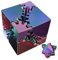 Printed Gear Cube Fidget Toys, Gedruckte Zahnrad Würfel Fidget Cubes, Antistress Cube Fidget Spinner, Lustige Fidget Cubes Würfel Spielzeug