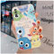 Niedliche Hülle Kompatibel mit Samsung Galaxy A70 - Komfortable Monster Cherry Soft TPU mit Cartoon Animal