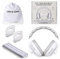 Lilian&Gema 2 in 1 Cuffie Neonato Antirumore -25dB,Protettori acustici per neonati, archetto regolabile, antiscivolo e antistress, protezione acustica ideale per neonati fino a 48 mesi