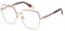 Furla Brillen VFU674 0SHP ORO ROSSO C/PARTI FUXIA PIENO LUCIDO 55/15/135 Damen