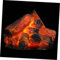 Amosfun Kohleflammenlampe Holzkohle-feuerlampe Gefälschte Flammenlampe Lagerfeuer-nachtlicht Holzkohlelaterne Mit Led-flammenkamin Flackerndes Nachtlicht Led-flammenlampe Kaminlampe Harz