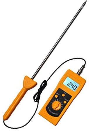 362/5,000 Feuchtigkeitsmesser, Potable Digital DM400S Moisture Meter/Analyzer/Tester for Erde, chemische Kombination Pulver, Kohlepulver für Pflanzen, Gartenarbeit, Rasen