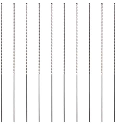 10 Pack Of 8mm x 600mm Long TCT Masonry Drill Bits – For Concrete, Brick, Stone, Porcelain Ceramic Tiles Plastic Wood – Masonry Drill Bits Set For Standard Rotary Drills & Hammer Drills (NOT SDS)