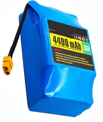 36V 4,4Ah Batterie Ebike 10S2P Electric Bicycle Lithium ION Battery Pack pour scooter électrique auto-équilibré hoverboard monocycle XT60/T-Plug T