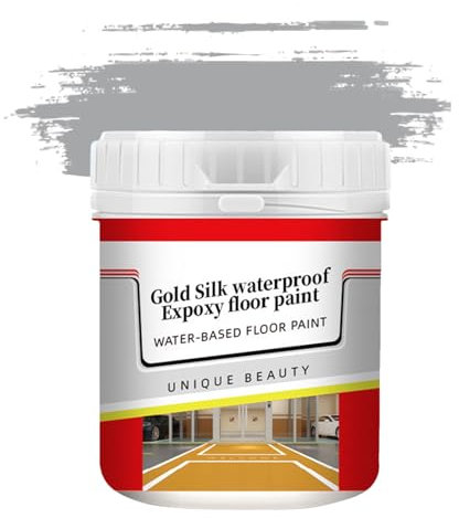 Pintura epoxi para suelos, resistente al agua | Pintura para suelos epoxi antideslizante a base de agua, pintura de resina epoxi duradera para protección de suelos para exteriores para carreteras y