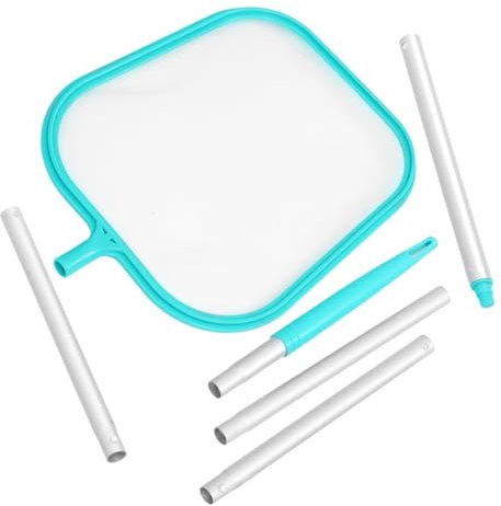 ibasenice Teichreinigernetz Multifunktions Teichkescher mit Feinem Netzdesign für Pools und Teiche zur Einfachen Entfernung von Blättern und Schmutz Langlebig und Hygienisch