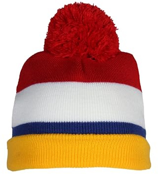 Thetru B. V. Strickmütze Mainzer Fastnacht rot weiß blau gelb