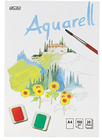 Unbekannt Herlitz Aquarellblock DIN A4 20 Blatt (10er Pack)