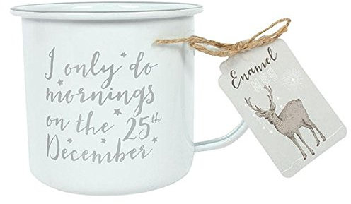 Jones Home & Gift Taza esmaltada DE 10 cm, 500 ML, Multicolor, 10 cm