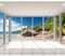 decomonkey Fototapete Strand Meer 300x210 cm XL Tapete Fototapeten Vlies Tapeten Vliestapete Wandtapete moderne Wandbild Wand Schlafzimmer Wohnzimmer Fensterblick Landschaft Natur
