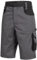 Nitras Motion Tex Plus 7602 Arbeitsshorts - Shorts für die Arbeit - 35% Baumwolle - Grau - 58