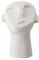 Bloomingville Deko Indo, Farbe Weiß, aus Zement, L17,5xH22xW15 cm, minimalistisch, Dekoobjekt, Gesicht, 82047445