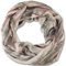 fashionchimp Loop Schlauchschal für Damen mit All-Over-Muster im Batik Style, Crash and Crinkle, Seide (Grau)