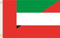 U24 Flagge Fahne VAE-Österreich 90 x 150 cm