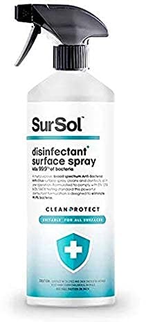 NRS Healthcare SurSol Non Alcohol Disinfectant Spray, 1l, White