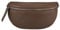 Made in Italy OBC Damen Leder Tasche Gürteltasche Crossbody Hüfttasche Bauchtasche Hüfttasche Umhängetasche Cross-Over Bodybag Schultertasche Handytasche Geldtasche (Dunkelbraun)