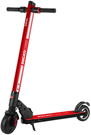 Ducati Corse AIR Elektroroller, 10 kg, max. Belastung 80 kg, 250-W-Motor, 6-Zoll-Vollreifen, Autonomie bis zu 15 kg,