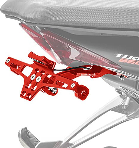 Kennzeichenhalter/Nummernschildhalter für Husqvarna Vitpilen 701/401 NH2 rot