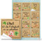 Logbuch-Verlag 12 Sprüche Aufkleber Glück Geburtstag Silvester Neujahr Geschenkaufkleber Deko Sticker Glückwünsche 6 x 6 cm