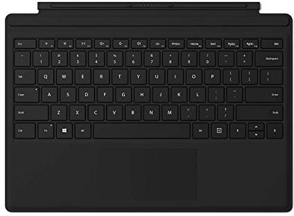 Microsoft Surface Pro Type Cover (per Surface Pro 4-7) (QWERTY Italiano) Nero (Ricondizionato)