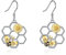Biene Ohrringe Sterling Silber Sonnenblume Wabe mit Hummel Ohrringe Schmuck Geschenke für Damen Mädchen