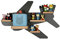 MR TEDDY BEAR Kinderregal Flugzeug | Holzregal für die Toniebox und Tonies | Tonie-Regal hergestellt in der EU | Wandregal zum Spielen und Sammeln | Für Mädchen und Jungen | Anthrazit