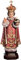 Dolfi Heiligenfigur Prager Jesuskind Jesulein H 15 cm Holzfigur Holzstatue Holz geschnitzt Statue aus Ahornholz