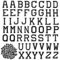 52 Stück Buchstaben zum Aufbügeln Schwarz A-Z Patches Selbst Gestalten Gestickte Bügelflicken Kleidung Reparatur Nähflicken für Schuhe Hüte Rucksack Jeans