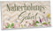 ARTFAVES® Gartenschild - Naherholungsgebiet | Shabby Chic Vintage Gartendeko, Schild mit Spruch zum Thema Garten/Hobbygärtner | Größe: 30 x 15 cm
