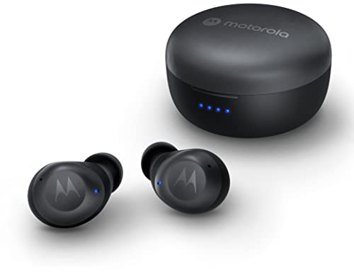 Motorola Sound Moto Buds 270 ANC - Auriculares inalámbricos in-Ear - Bluetooth - 18 Horas - Active Noise Cancellation - Agua y Sudor - Negro