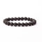 V Vascavi Armband Edelstein, Naturstein als Chakrastein, Heilstein, Ø 6 mm Perlen, MADE IN GERMANY Perlenarmband ca. 20 cm lang, elastisch, Lava Stein
