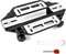 QWORK® Wooden Door Hinge Jig Lock Guide Plate Hole Opener Slotting Locator for Door Hinge Lock Installation