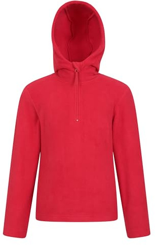 Mountain Warehouse Camber Kids Microfleece Hoodie - Breathable, Lightweight, Anti-Pill & Quick Dry Pullover for Boys & Girls - For Spring Summer & Walking