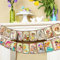 Osterdekorationen Vintage Ostern Banner mit Ostereiern Hase Happy Easter Party Girlande Dekor für Home Office