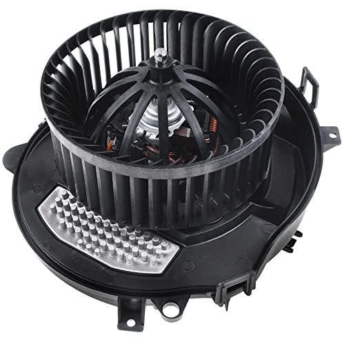 Frankberg Heater Blower Motor Fan With Resistor Compatible with TT FV3 FVP FV9 FVR 2014-2021 Octavia III 5E3 NL3 NR3 5E5 5E6 2012-2021 Golf VII 2012-2021 P.a.s.s.a.t 2014-2021 Replace# 5Q2819021A